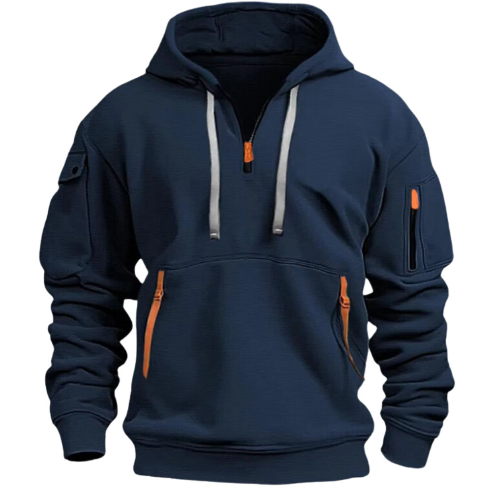 Søren™ | Hoodie med Sidelommer – Varm og Komfortabel