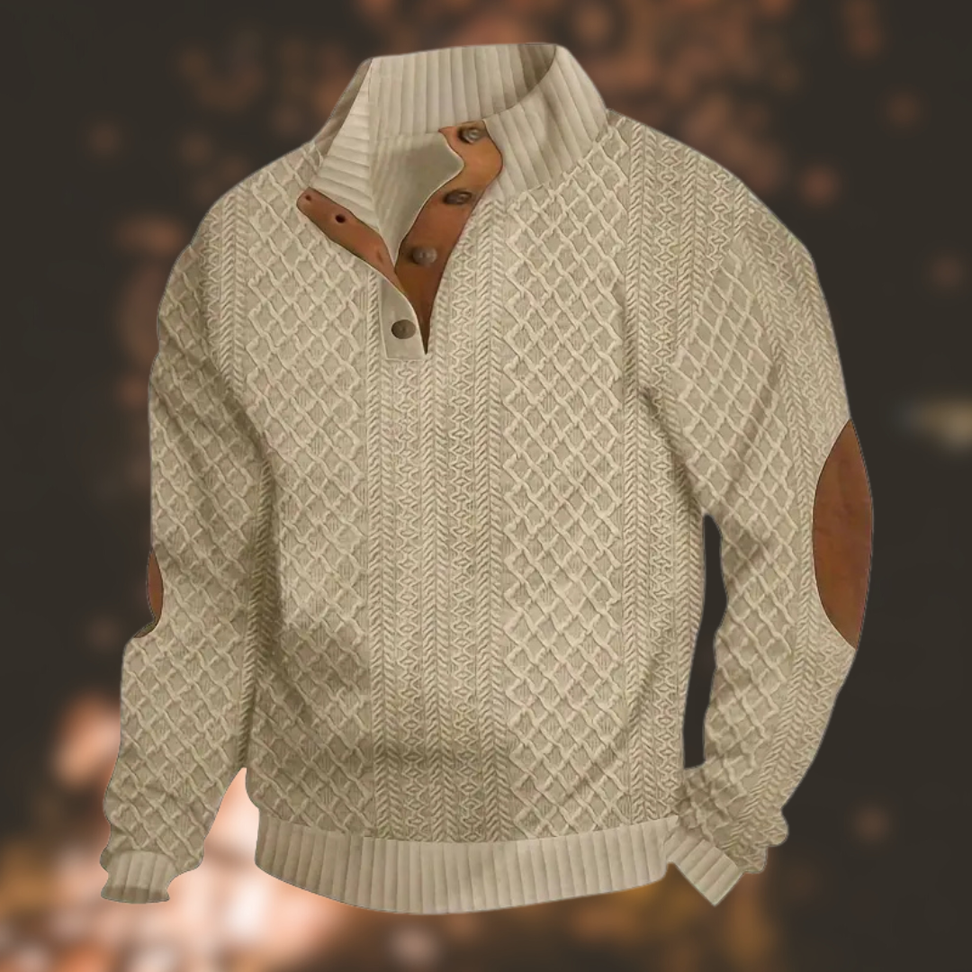 Graham™ Komfortabel Strik Retro Pullover