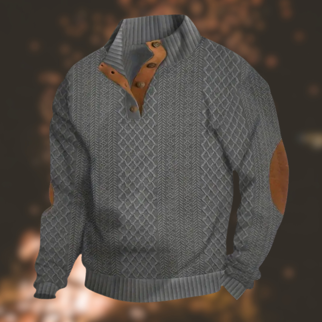 Graham™ Komfortabel Strik Retro Pullover
