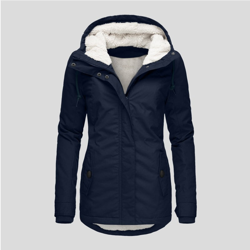 Lina™ | Varm Sherpajakke i Bomuld