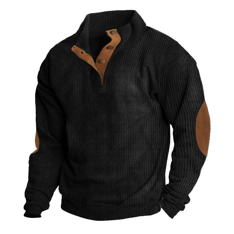 Henrik™ | Elegant Halv-Knap Pullover med Komfort