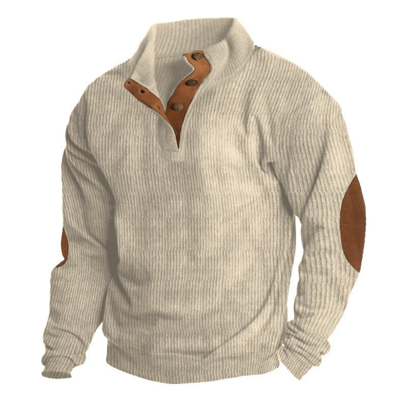 Henrik™ | Elegant Halv-Knap Pullover med Komfort