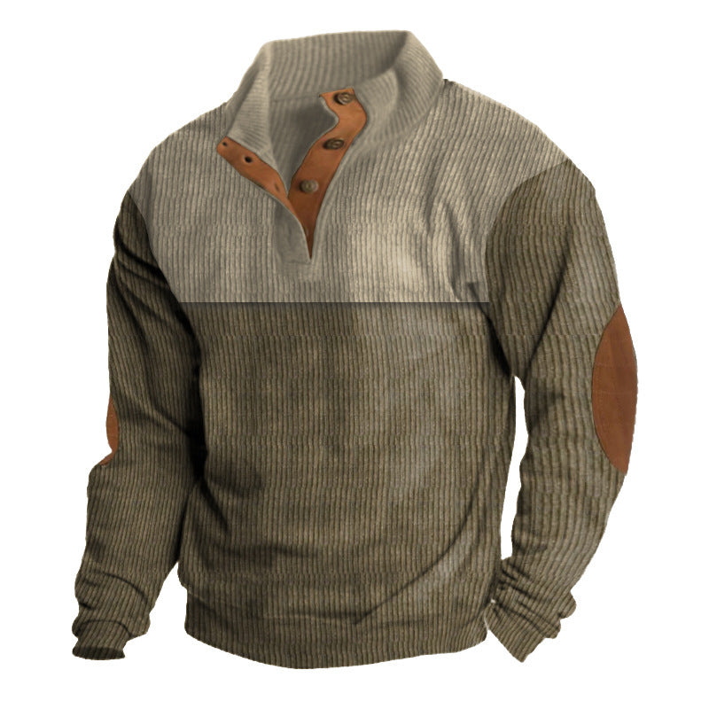 Henrik™ | Elegant Halv-Knap Pullover med Komfort