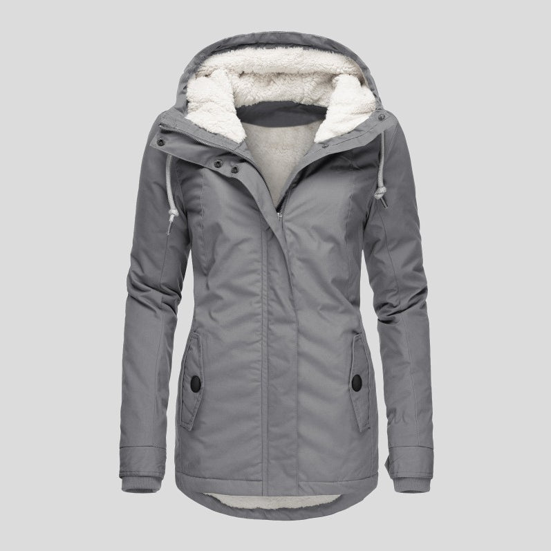Lina™ | Varm Sherpajakke i Bomuld