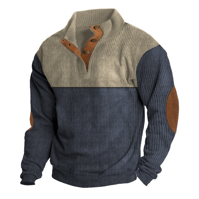 Henrik™ | Elegant Halv-Knap Pullover med Komfort