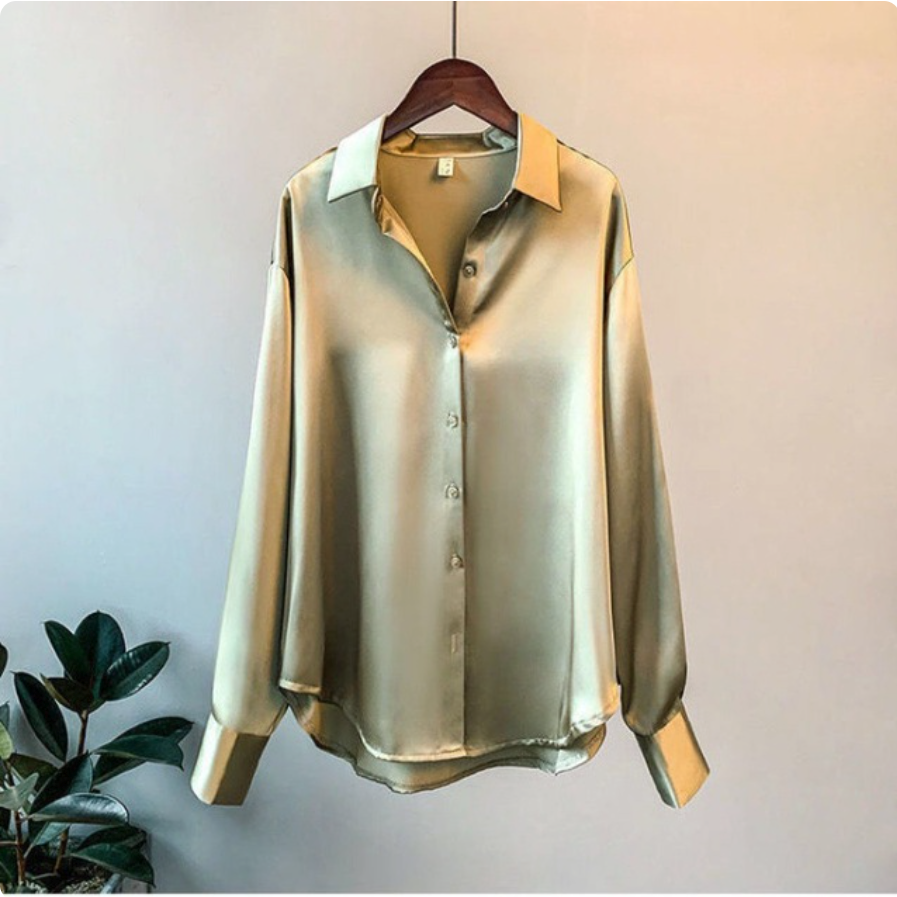 Matilda™ | Skjorta i satin | 50% rabat