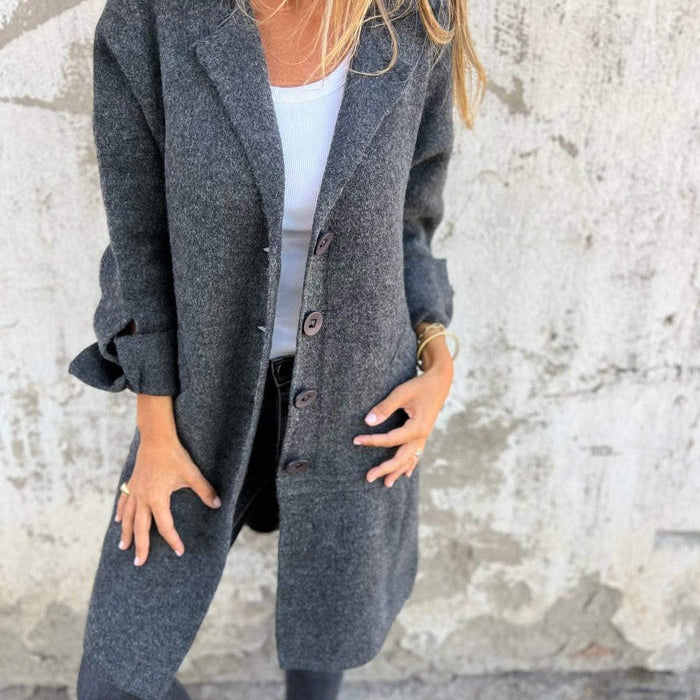 Bente - Casual Spring Long Coat